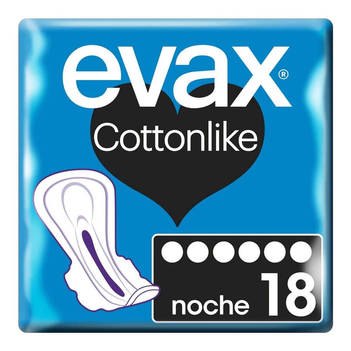 

Компрессы с крылышками для ночи Evax COTTONLIKE (9 долларов)