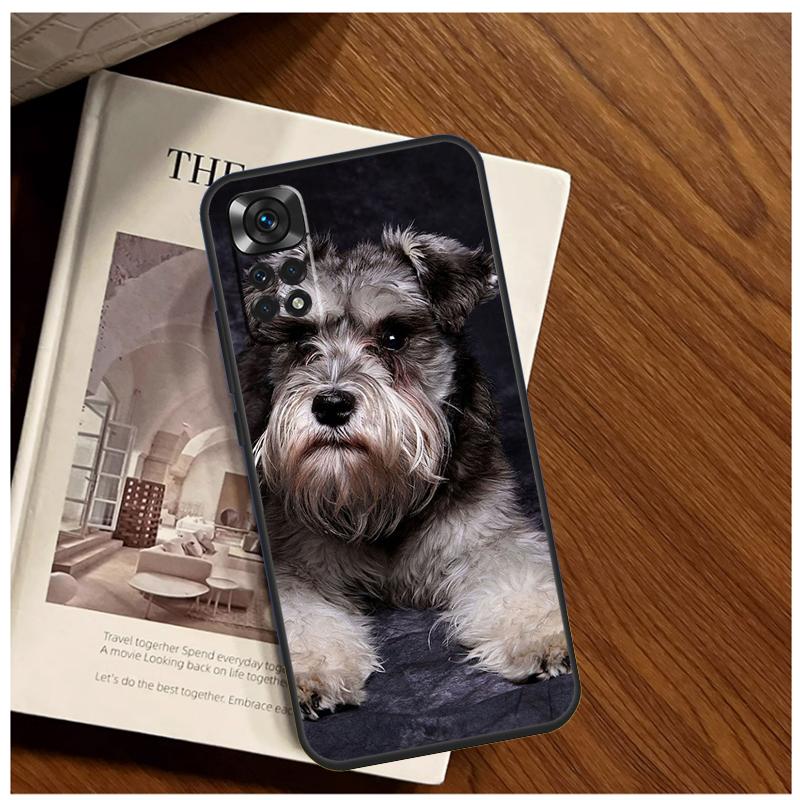 Schnauzer Puppy Dog Case For Xiaomi Redmi Note 11 10 9 12 13 14 15 Pro Plus Cover For Redmi 15 C 10C 13C 12C 14C