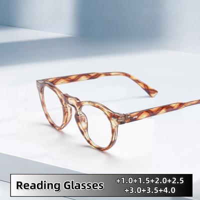 Personalized Reading Glasses Full Frame Anti Blue Light Comfortable Versatile +1 0 To +4 0 High End Eyewear