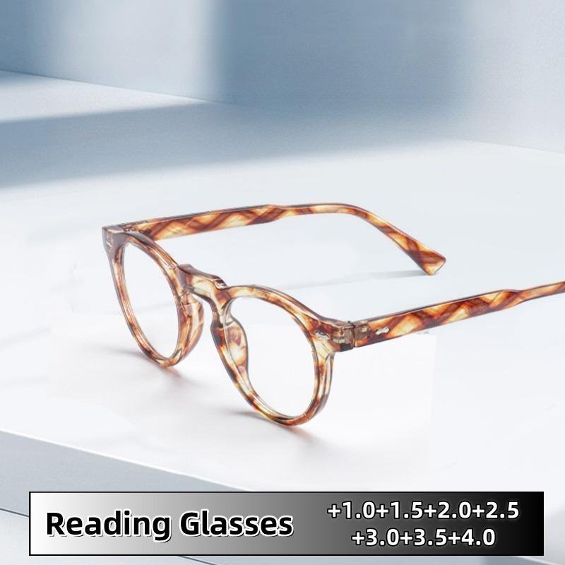 Personalized And Comfortable Reading Glasses Versatile And High-End Full-Frame Color Anti Blue Light Eyeglasses +1.0 To +4.0