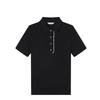HAZZYS Women's Ruffle Edge Pure Cotton Polo Shirt