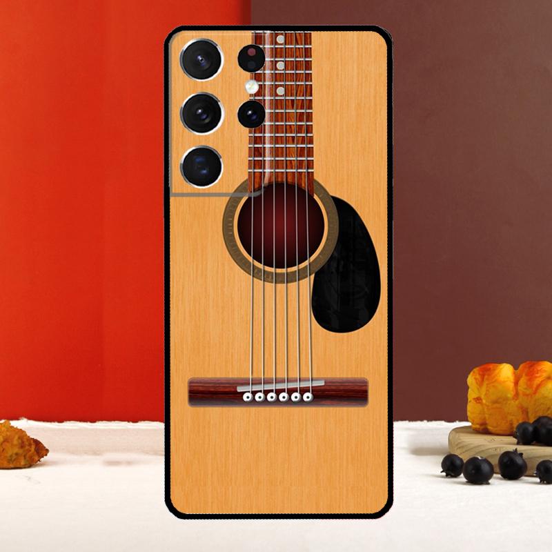 Guitar Music Case For Samsung Galaxy S23 S20 FE S21 FE S22 Ultra S8 S9 S10 Plus Note 10 Note 20 Ultra Cover