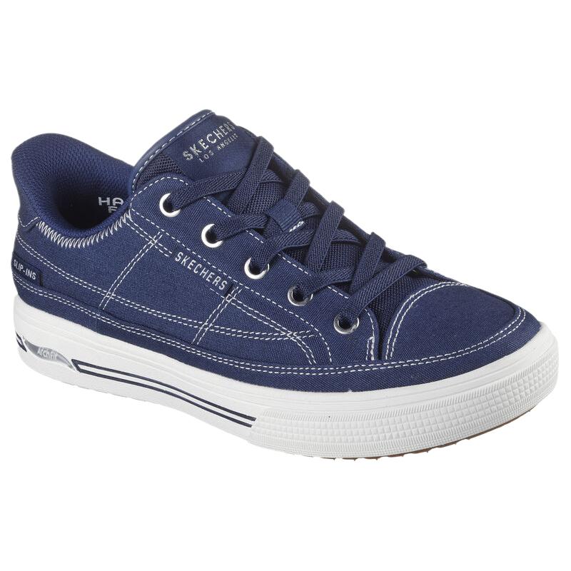 Skechers Arch Fit Arcade - Ci vediamo lì Scarpe da Ginnastica Comode alla Moda Versatili alla Moda Basse Donna Sneaker Blu Navy 177197-NVY