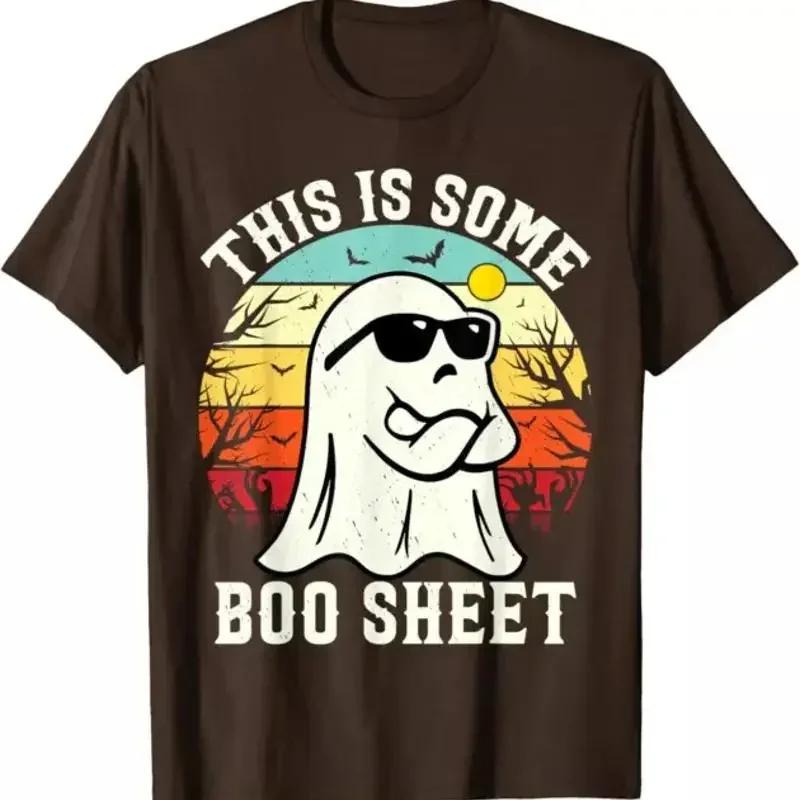 This Is Some Boo Sheet Ghost Retro Halloween Funny T Shirt