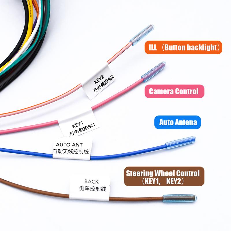 16P Male Plug ISO Female Connector Wiring Harness 16 Pin to ISO Cable Adapter Universal Accessories For Car Android Head Unit