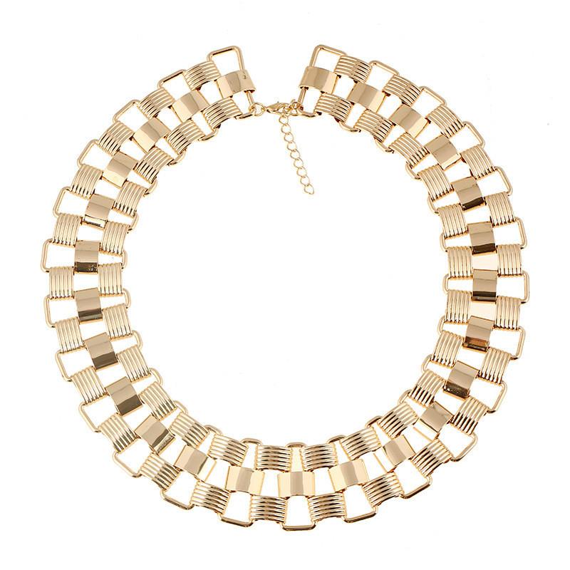 Necklace Geometric Metal Jewelry With Alloy Material For Casual Wear Gift