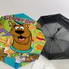 1 ks automatický deštník Warner Scooby-Doo Mystery s automatickým otevíráním/zavíráním, větruodolný, pevná stříška s 95 žebry, odolná žebra1312A