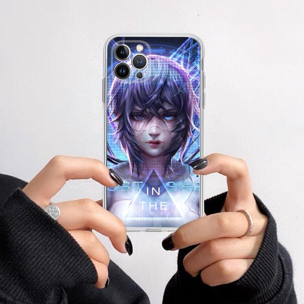 Ghost In the Shell Phone Case for iPhone 16 15 8 7 6 6S Plus X SE XR XS 14 11 12 13 Mini Pro Max Mobile Case