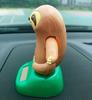 Sloth Solar-Powered Car Ornament - Cartoon Shaking Head Doll, Creative Halloween Gift, Custom Car Accessory