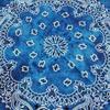 kakatrend bandana paisley 100% cotton tie-dye light blue adult bandana handkerchief unisex durag large size men's sky blue 55cm x 55cm