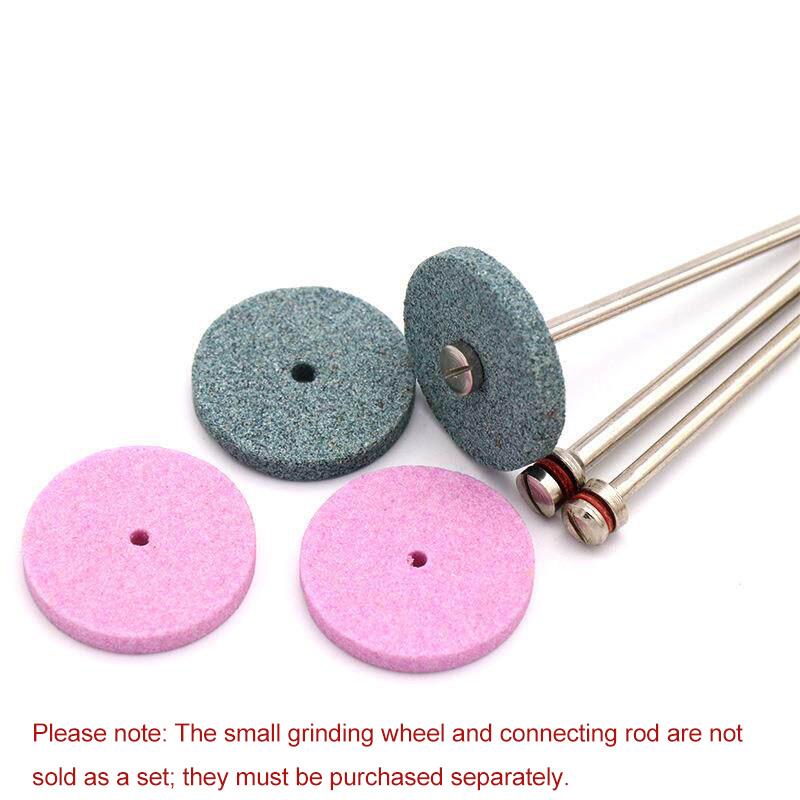 Ceramic Mini Drill Grinding Buffing Wheel Pink/Green OD: 20mm Sanding Discs Drill Bits Polishing Pad For Dremel Rotary Accessori