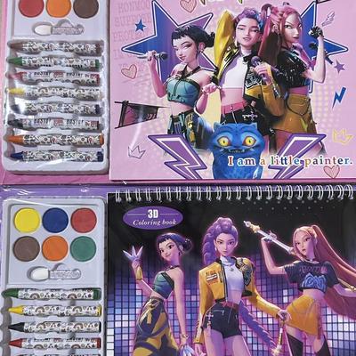 Schönes Kinder-Malbuch "Dämonenjäger" - Kpop-Thema sicheres Mal-Graffiti-Buch Schreibwaren