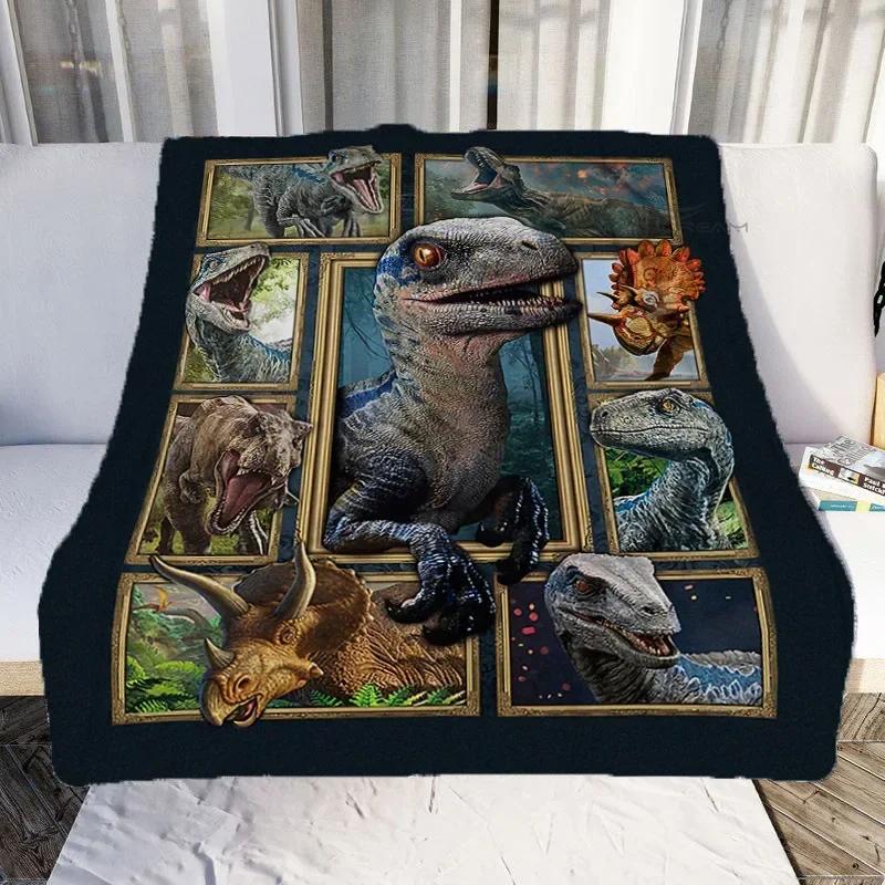Cartoon Dragon Art Throw Blanket Super Soft Flannel Couch Cover Cozy Animal Pattern for Mattress Sheet