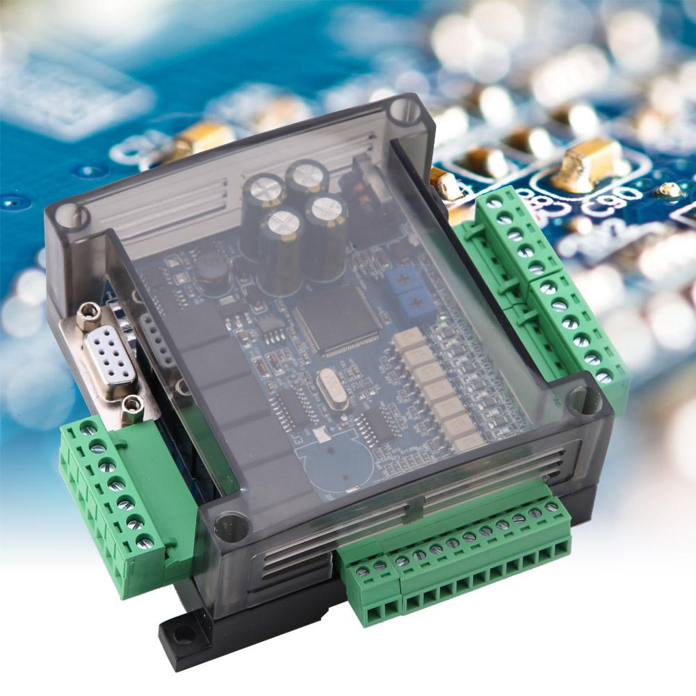 PLC Industrial Control Board FX3U-14MR 8 Input 6 Output Programmable Simple Controller