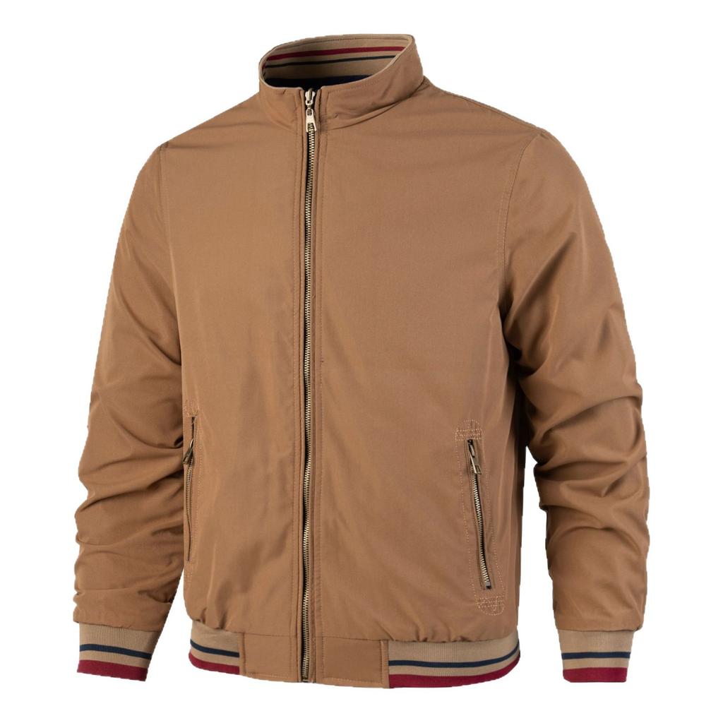 Cross-border two-open coat men's spring and autumn casual tops and clothing men's clothing autumn clothing middle-aged and elderly doubl jacket