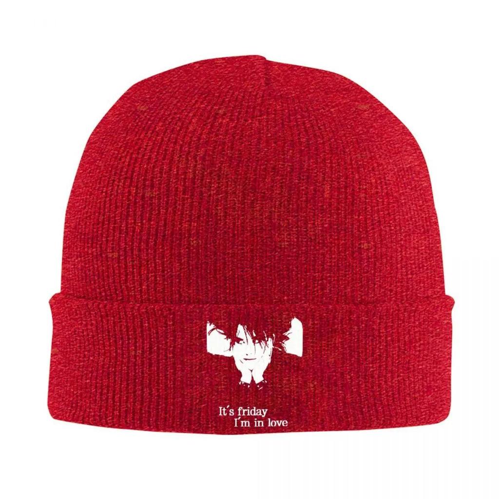 Robert Smith Mützen Druck Coole Kappen Herren Damen Hippie Beanies Winter Grafik Warme Mütze