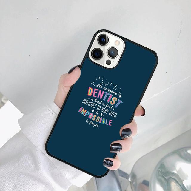 Funny Dental Dentist Quotes Phone Case Cover For iPhone 17 Air 15 Pro MAX 16 Plus 14 12 11 13 coque