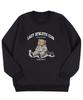 BEMIGHTY Lac Bear Oversized Double-Sided Sweatshirt Melange Grey