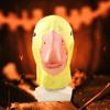 Bequeme Latex-Enten-Cosplay-Maske Mehrzweck-Design Halloween-Accessoire Für Kostümpartys Und Themenveranstaltungen