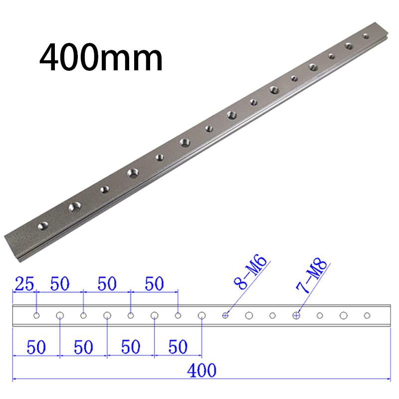 

Слайдер для торцовочной пилы, направляющая, направляющая для торцовочной пилы, направляющая для торцовочной пилы с Т-образным пазом, винтовой крепежный паз M6/M8T из алюминиевого сплава для деревообрабатывающего фрезера