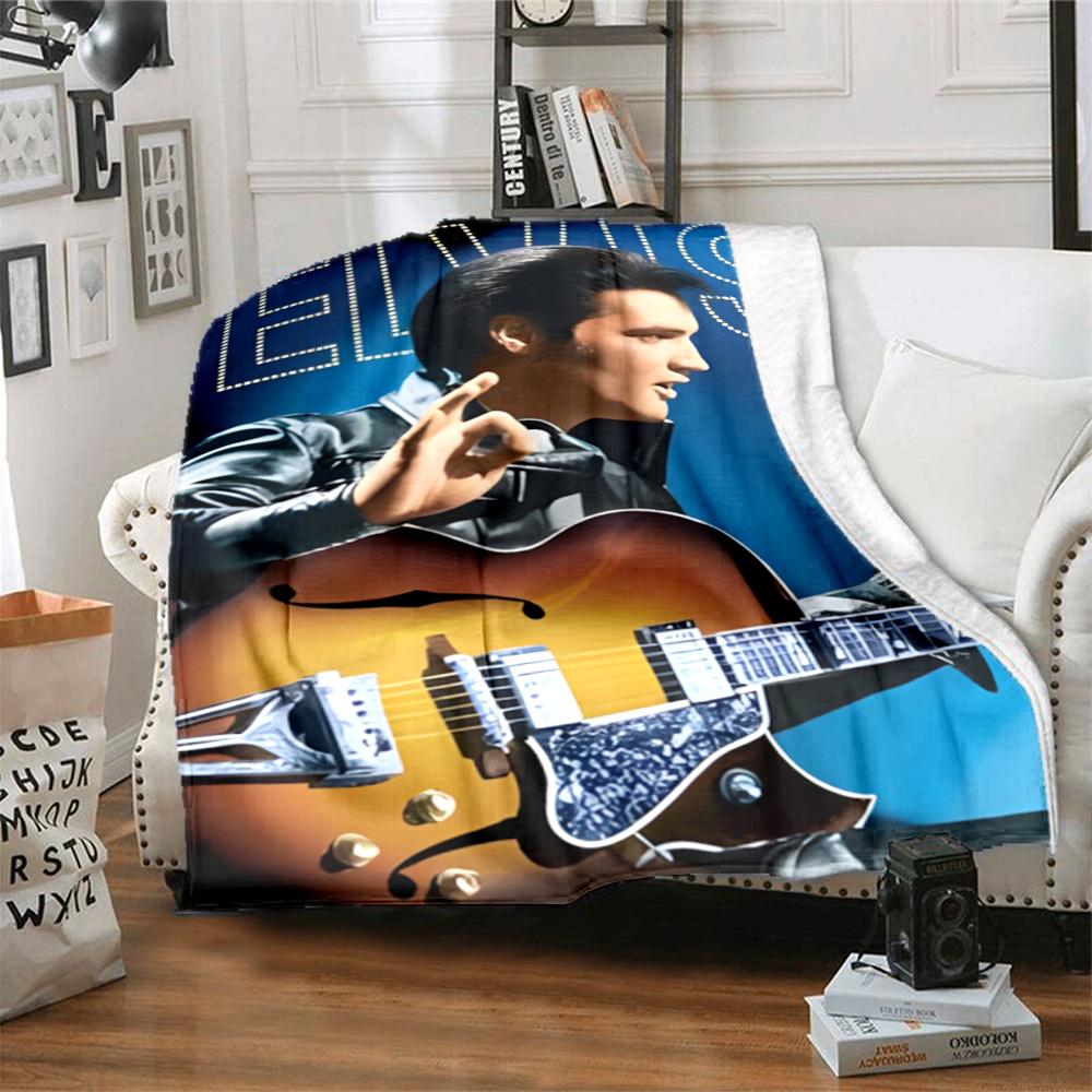 Elvis Presley Blanket Warmthful Decor Suitable For Office Couch Office Chair Allseason Use Stylish Decor Ideal Gift For Birthday Valentine'S Day