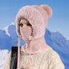Ear Protection Balaclava Hat Winter Mask Neck Integrated Hooded Cap New Warmth Cover Hat  Outdoor
