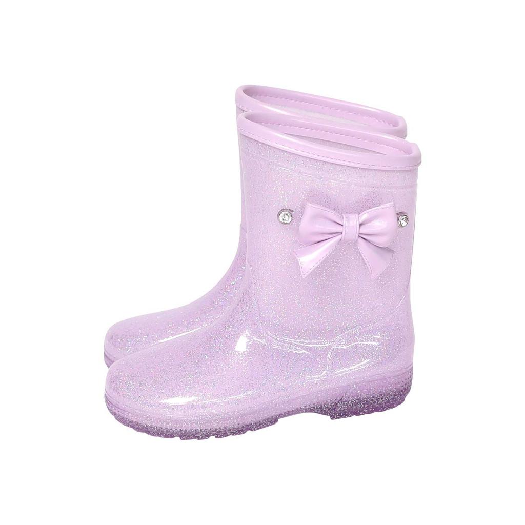 Rain Boots with Ribbon for 20cm [Arisana] Kids, Girls, Lavender,