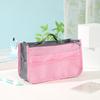 Multifunctional Bi-Fold Storage Bag Double Zipper Large Capacity Storage Arrangement Makeup Toiletries Large Classification Bag