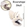 Fuzzy Fossils Plush Riceratops Skull Dinosaur Skull Plush Doll Pillow