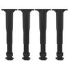 4pcs Adjustable Frame Legs T-Shaped Height Adjustment Support For Bed Base Bed Frame Support Leg Replacement Parts Furniture
