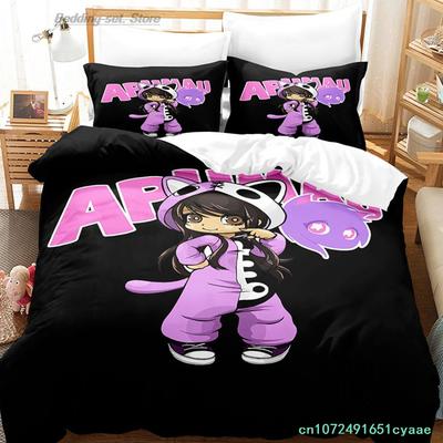 Aphmau Bettwäsche Set Einzelbett Twin Full Queen King Size Bettwäsche Set Aldult Kinder Schlafzimmer Bettbezug Sets 3D Druck Anpassbare Größe