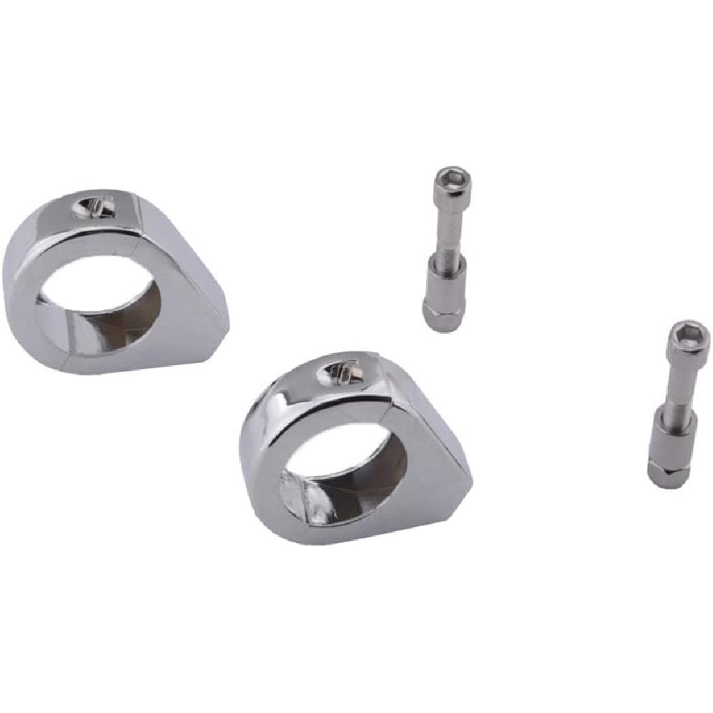 Riloer Motorcycle Fork Indicator Brackets, Aluminum Motorcycle Turn Signal Mount Brackets Turn Signal Light Indicator Bracket Clamps, Motorbike Fork