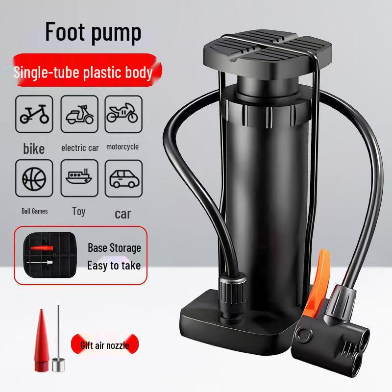 Universal High-Pressure Electric Foot Pump for Basketballs and More