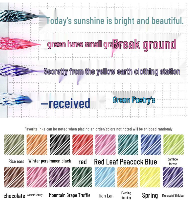Creative Glass Signature Pen - Gift for Friends' Birthdays, Elegant Gift Box Included
