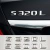 3D ABS Car Letters Logo S300L S320L Badge Sticker Emblem Decals For Mercedes Benz S Class S300L S320L V221 V222 Tail Accessories WX4