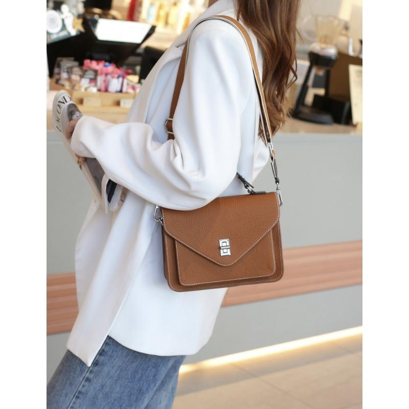 

Женская сумка из натуральной кожи, сумка-тоут для женщин, сумка для поездок на работу, летняя новинка, сумка почтальона, французская сумка через плечо, маленькая квадратная сумка