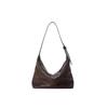Vegetable Tanned Leather Underarm Versatile Casual Shoulder Crossbody Leather Commuter Dumpling Bag Woman