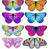 D.Q.Z Girls Fairy-Butterfly-Wings Costumes Bulk for Toddler Kids-Dress Up, 9 Pack Butterfly Toys for Party Favors