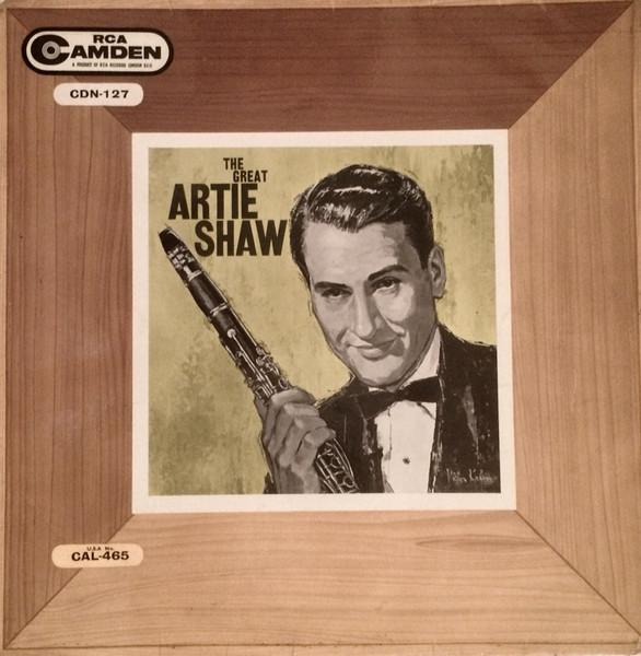 LP Record ARTIE SHAW - The Great Artie Shaw CDN127 RCA Camden 1959 UK Jazz Used