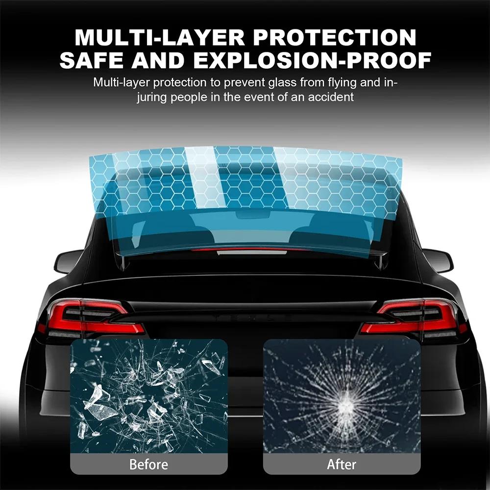 Solar UV Protector Tint Film for Tesla Model X 2022 2023 2024 Front Rear Side Windows