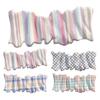 4Pcs Girl Hairpin Macaron Color Plaid Pattern Wavy Design Hair Clip Strong Clamping Force Hair Clip Hair Accessories