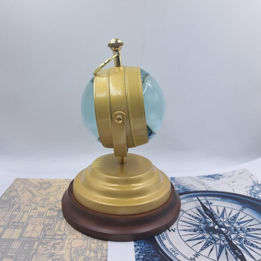 Nautical Table Clock Handmade Clock Antique Clock Metal Clock Table Top Clock