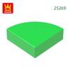 884Pcs/Lot 25269 Tile Round 1x1 Quarter Block Moc Hue Accessories Compatible featuring Brick DIY Children's Plaything Stronge Box