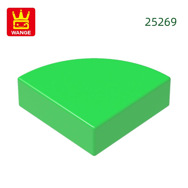 884Pcs/Lot 25269 Tile Round 1x1 Quarter Block Moc Hue Accessories Compatible featuring Brick DIY Children's Plaything Stronge Box