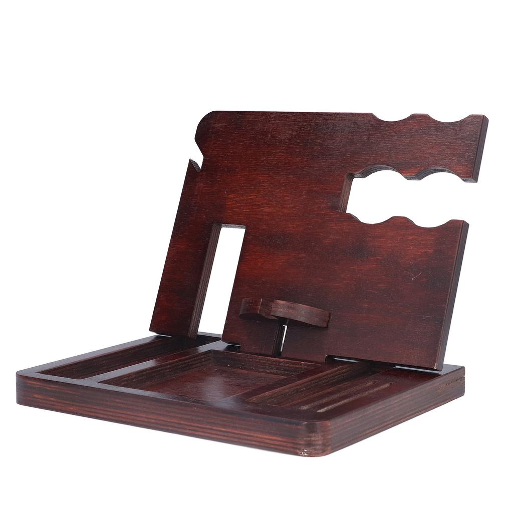Desktop Storage Bracket Multifunctional Wooden Mobile Phone Base Watch Glasses Key Desktop Storage Bracket