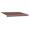 Manual Articulated Arm Awning with LEDs Brown and Anthracite 4 X 2 M