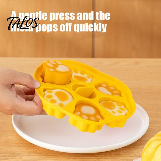 Easy Release Pastry Molds Silicone Bear Cake Mold, Steamer Safe Food Baking Pan for Kids, Grade Non Stick Reusable Heatproof Muffin Pudding