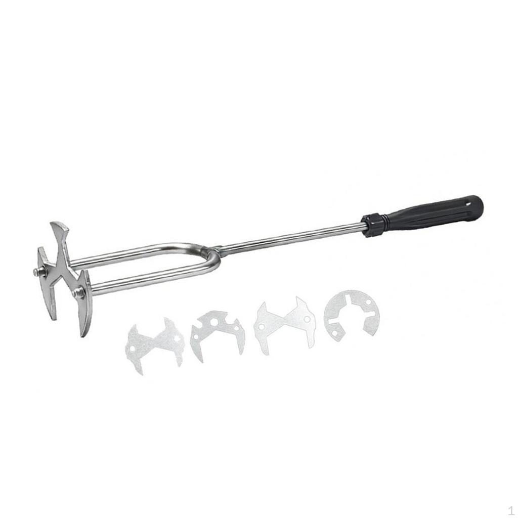 Sink Wrench Bathroom Repair Spanner Convenience Multifunctional Stainless Steel Plumbers Tool for