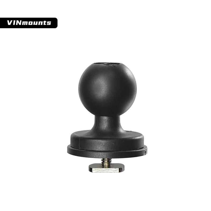 VIN mounts 1  Ball head Holder to T-bolt Converter Screw Head for Car Monitor Pad GPS Bracket Holder Ball Mount Base VIN-B-011
