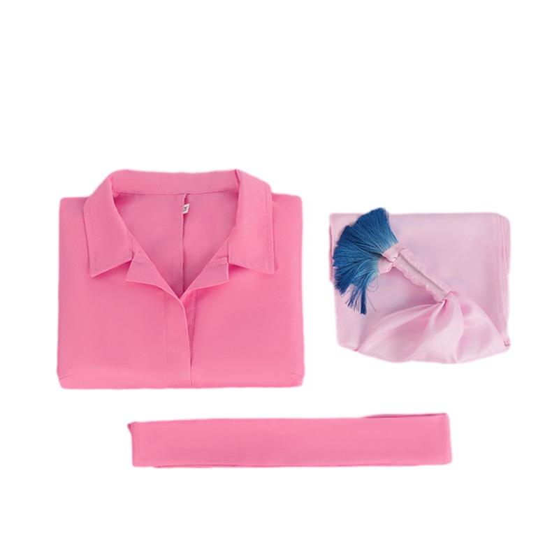 

Костюм Барби Косплей Полиэстер Розовый Форма для Черлидинга Вечеринка Косплей Девушка Реквизит XL